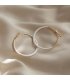 XE290 - Elegant Hoop Circular Earrings