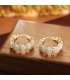 XE306 - Rose zircon earrings