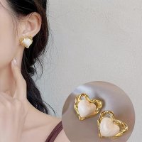 XE308 - Simple high-grade drop oil lovely geometric earrings