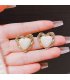 XE308 - Simple high-grade drop oil lovely geometric earrings
