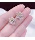 XE309 - Flower Pin Earrings 