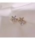 XE309 - Flower Pin Earrings 