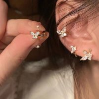 XE315 - Exquisite Butterfly Ear Clip Earrings