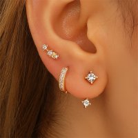XE318 - Pearl Tassel Chain Ear Clip Earrings