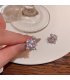 XE322 - Snowflake Zircon Elegant Earrings