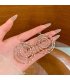 XE323 - Round Threaded Multi-Layer Pendant Hoop Earrings