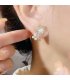 XE337 - Luxury Fashion Cat's Eye Flower Earrings 