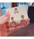 XE338 - Diamond Geometric Box Earrings