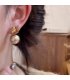 XE339 - Champagne Sugar Cube Crystal Bead Earrings