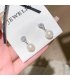 XE341 - Silver Needle Pearl Earrings
