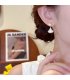 XE346 - Elegant Fan-Shaped Pearl Earrings