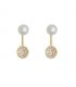 XE348 - French Style Pearl Ear Stud for Women