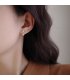 XE348 - French Style Pearl Ear Stud for Women