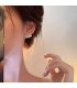 XE351 - Small Heart Shaped Pearl Earrings