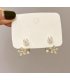XE352 - Fashion Flower Pearl Stud Earring