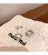 XE354 - Circle Double Ear Piercing Earrings
