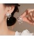 XE357 - Korean Style Fireworks Star Pearl Earrings 