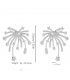 XE357 - Korean Style Fireworks Star Pearl Earrings 