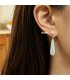 XE358 - Hong Kong-style Retro Water Drop Earrings for Women