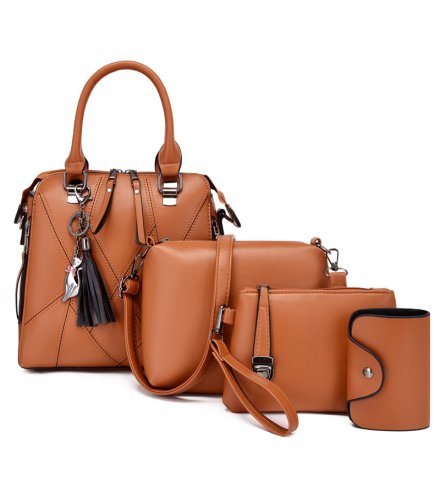 H1838 - Korean Simple Shoulder Handbag Set