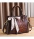 H1841 - Korean Style Crocodile Textured Handbag