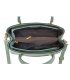 H1845 - Elegant Lotus Embossed White Handbag