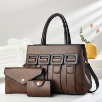 H1847 - Korean Trendy 3pc Handbag Set
