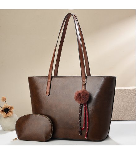 H1953 - Korean Simple Shoulder Tote Handbag