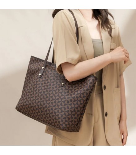 H1864 - Retro 3pc Tote Handbag Set