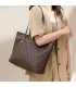 H1864 - Retro 3pc Tote Handbag Set