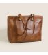 H1924 - Retro Large Casual Tote Handbag