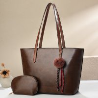 H1953 - Korean Simple Shoulder Tote Handbag