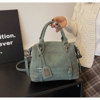 H1983 - Vintage Frosted Shoulder Crossbody Bag