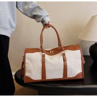 H1993 - Vintage Canvas Duffel Travel Bag