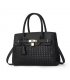 H2004 - Elegant Textured Tote Handbag H2004 - Elegant Textured Tote Handbag