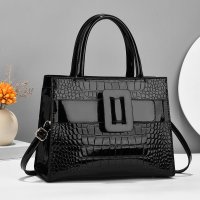 H2048 - Retro Crocodile Pattern Handbag