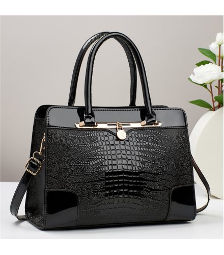 H2051 - Crocodile Pattern Casual Handbag 