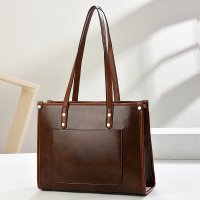H2070 - Korean Simple Large Tote Bag