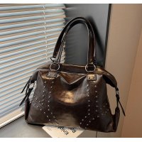H2092 - Korean Simple Large Tote Bag