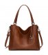 H2097 - Retro Shoulder Brown Bag H2097 - Retro Shoulder Brown Bag