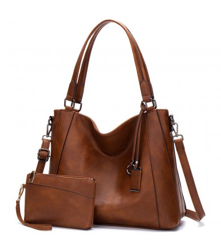 H2097 - Retro Shoulder Brown Bag H2097 - Retro Shoulder Brown Bag