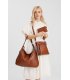 H2098 - Fashion Three-Piece Brown Handbag Set H2098 - Fashion Three-Piece Brown Handbag Set
