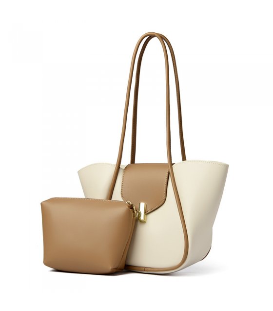 H2104 - Simple 2pc Elegant Handbag Set