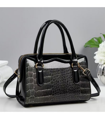 H2130 - New Stone Patterned Crossbody Handbag