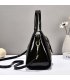 H2135 - Stone Patterned Shiny Leather Handbag H2135 - Stone Patterned Shiny Leather Handbag