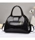 H2135 - Stone Patterned Shiny Leather Handbag H2135 - Stone Patterned Shiny Leather Handbag