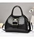 H2135 - Stone Patterned Shiny Leather Handbag H2135 - Stone Patterned Shiny Leather Handbag