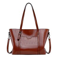 H2137 - Large Capacity Soft Leather Women's Bag