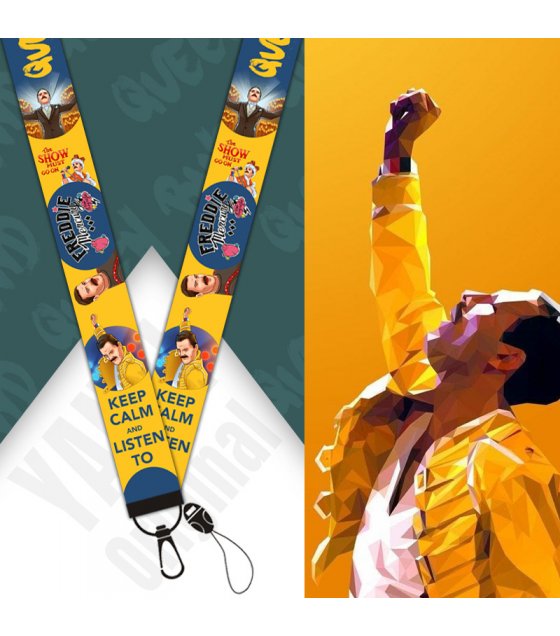 KT006 - "Queen" Mobile Phone Lanyard Keychain