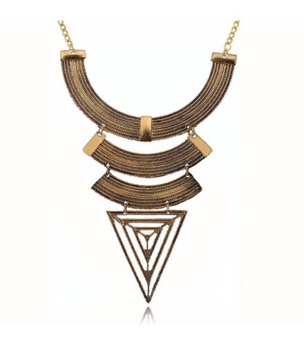 N1042 - Geometric triangular trade clavicle chain 